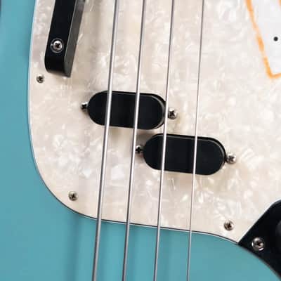 Fender JMJ Road Worn Mustang Bass - Faded Daphne Blue with Gig Bag image 10