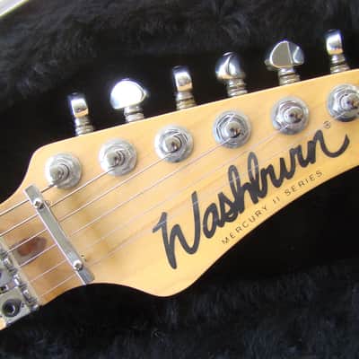 1990's Washburn Mercury II Series MG340-B 1990's Black HSH Electric Guitar image 2