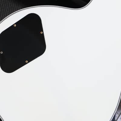 Minty! 2021 Gibson Custom Shop Les Paul Custom Electric Guitar Alpine White + COA OHSC image 14