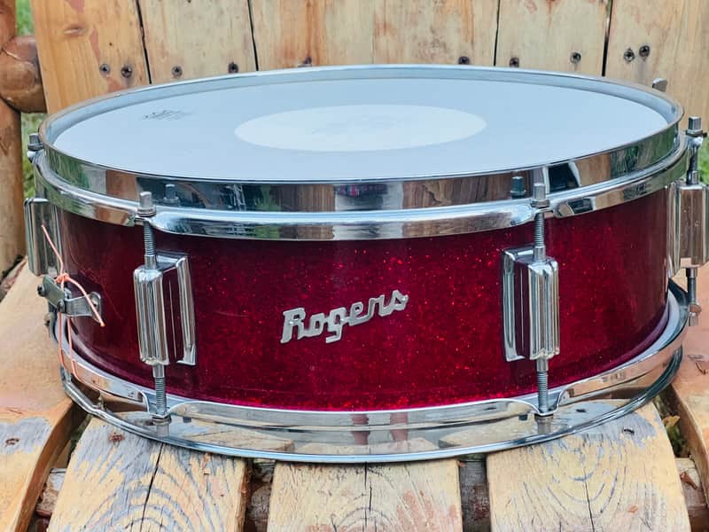 Rogers Luxor 5x14" 6-Lug Wood Snare Drum with "Beavertail" Lugs
