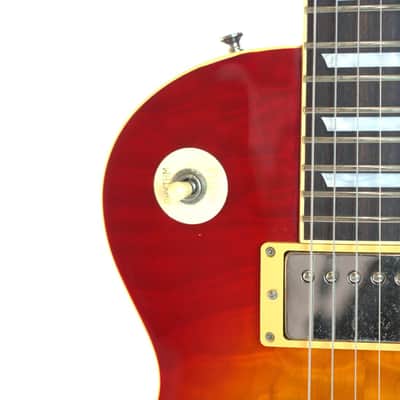 Tokai Love Rock LS90Q Quilt Maple Top Les Paul MIJ Japan 2009 Heritage Dark Cherry image 8