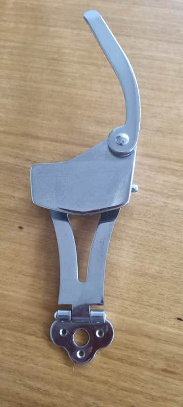 Teisco Vibrato tailpiece 60s - Chrome image 1