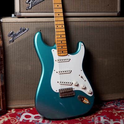 Fender Masterbuilt ’56 Stratocaster Journeyman Relic Yuriy Shishkov 2016 - Faded Green Metallic image 4