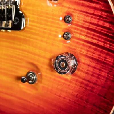 PRS Private Stock Custom 24-08 Semi-Hollow Electric Guitar Dragon's Breath Glow with Hardshell Case - Used image 15
