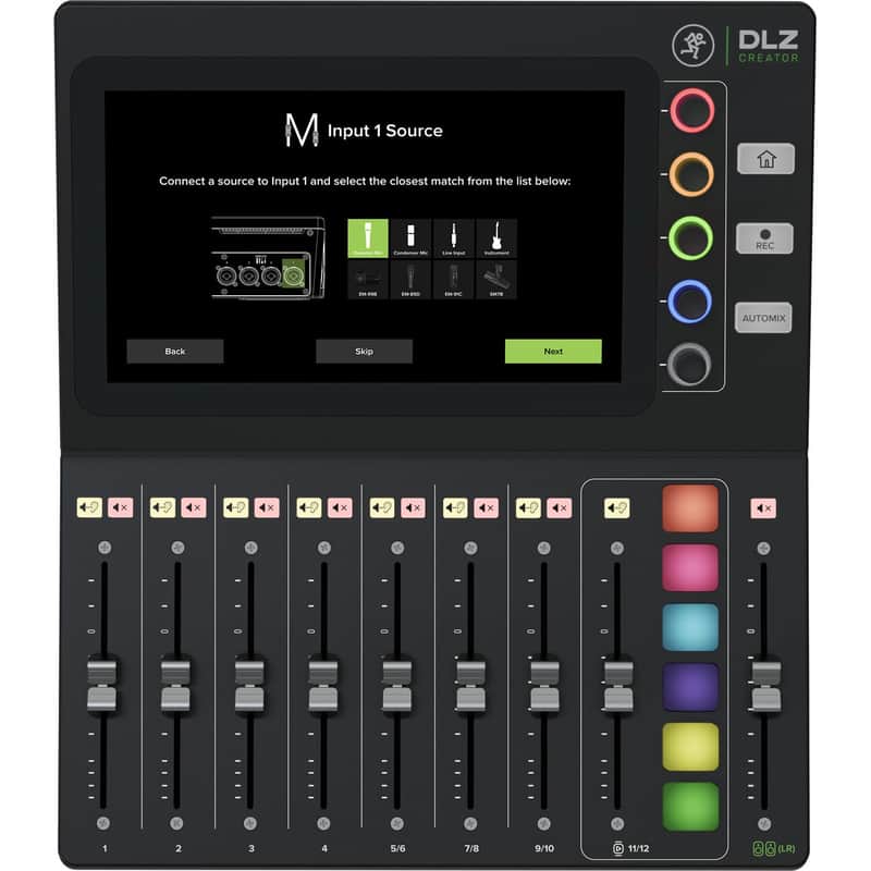 Mackie DLZ Creator 12 Channel Mixer image 1