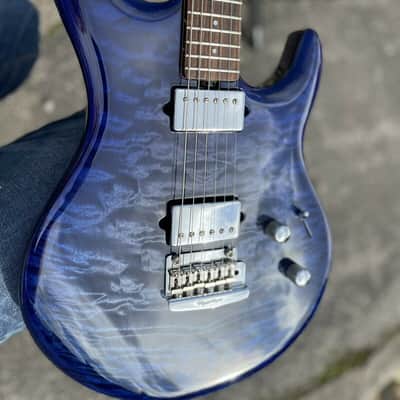 Music Man Luke III HH BFR Blueberry Burst Quilt Roasted RW - Mint Inc Case image 6