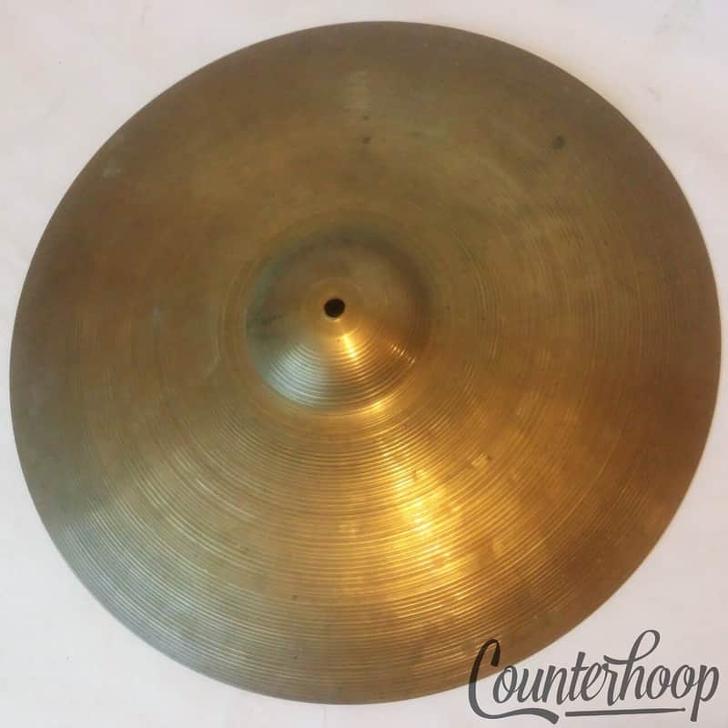 *Zildjian 18" Ride Cymbal 60s Hand Hammered 1974g B20 Avedis A Vintage Turkish* image 1