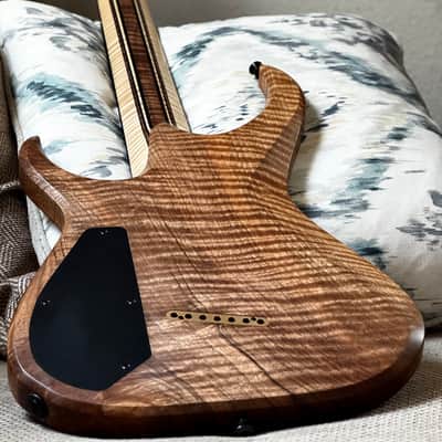 Carillion Polaris 7 Fan Fret - One Piece Old Stock Figured Walnut image 15