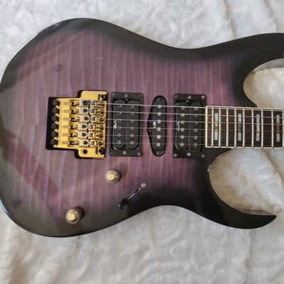 1991 Ibanez RG570 Limited Edition 70th anniversary Amethyst burst image 12