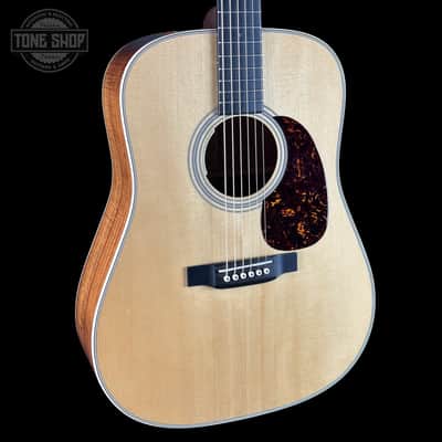 Used 2021 Martin Custom Shop 28 Style Dread VTS Adi/Highly Flamed Koa w/LR Baggs Anthem w/case TSU25221 image 5