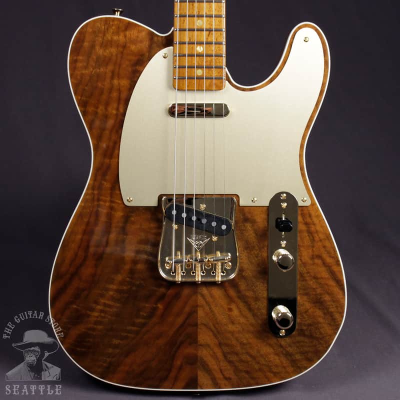 Fender Custom Shop Artisan Claro Walnut Telecaster Natural image 1
