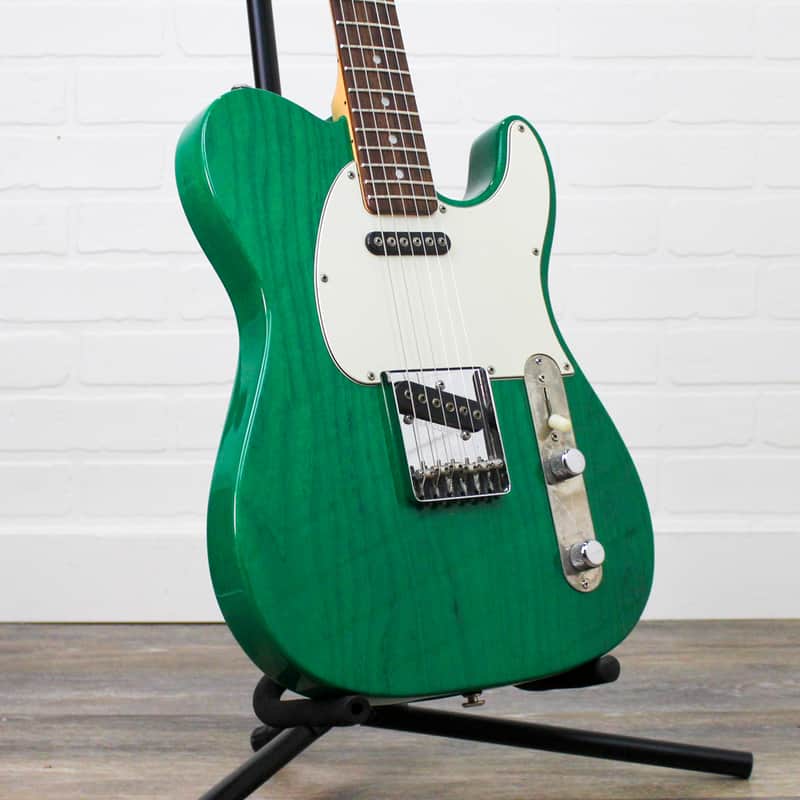 Preowned 1992 G&L ASAT Classic (Made in USA) w/ SKB Hardshell Case - Clear Forest Green image 1