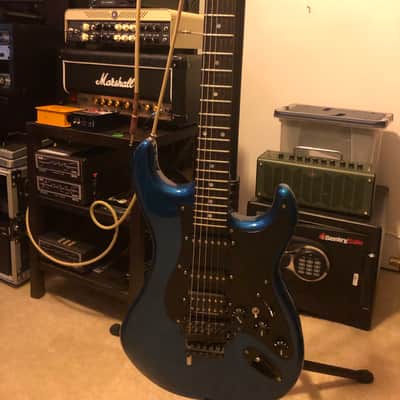 Kramer American Pacer Series HSS Stratocaster 1986 Blue image 8