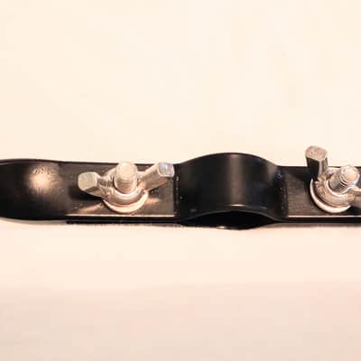 UNMARKED BONGO STAND SUPPORT BRACKET - LOW PROFILE BLACK SATIN - FREE SHIP TO C-USA! Bild 4