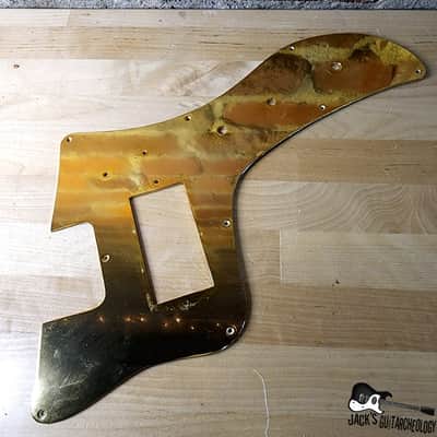 Guyatone / Kent MIJ Bass Pickguard (1960s Gold - Anodized Aluminum) image 8
