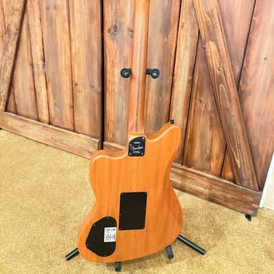 Fender American Acoustasonic Jazzmaster All-Mahogany 2022 - Present - Bourbon Burst image 4