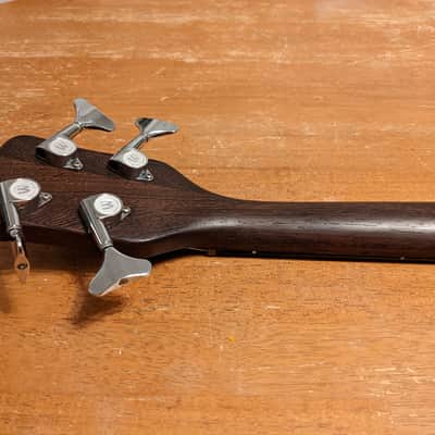 1996 left-handed Warwick Fortress One bass, Ocean Blue Satin image 12
