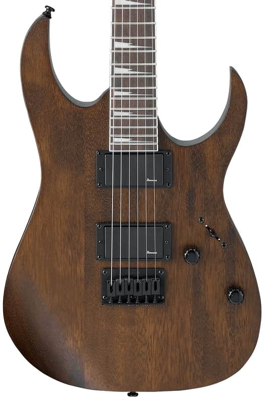 Mint Ibanez GRG121DX RG Gio Electric Guitar, Walnut Flat image 1