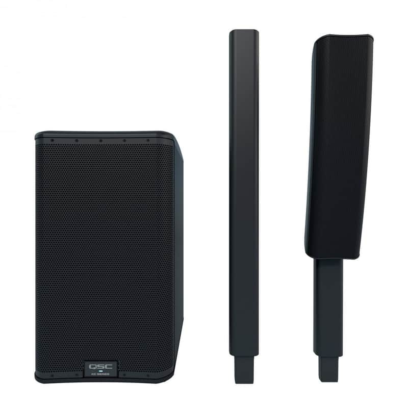 QSC KC12S 3000W 12" Active Column Subwoofer (Black) image 1