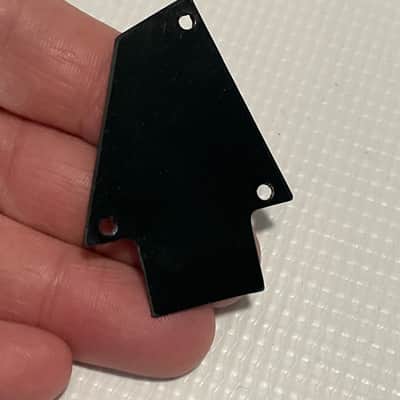 1990's Japan Ibanez RG Series Guitar Black Factory Truss Rod Cover 1 Ply image 3