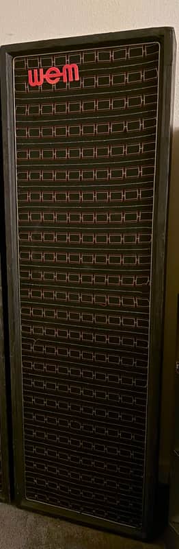 1969 EX-Pink Floyd **POMPEII** WEM Original Speaker Column – All Original w/ Floyd-Added XLR image 1