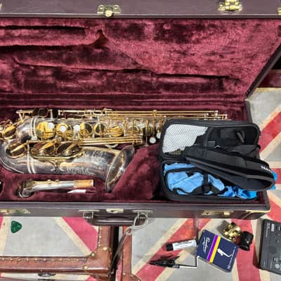 Jupiter JAS-869 Alto Saxophone Silver w Case image 1