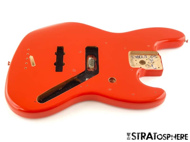 Fender Player II Jazz J BASS BODY, Guitar Alder, Modern CRR Coral Red.. image 1