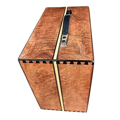 Exclusive Lightweight 1x12 Curly/Birdseye Maple Guitar Cabinet Enclosure (empty) image 5