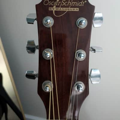 Oscar Schmidt OG2-N Deep Dreadnought 2010s - Natural image 4