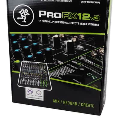 Mackie ProFX12v3 12-Channel Professional Effects Mixer w/USB ProFX12 v3 image 4