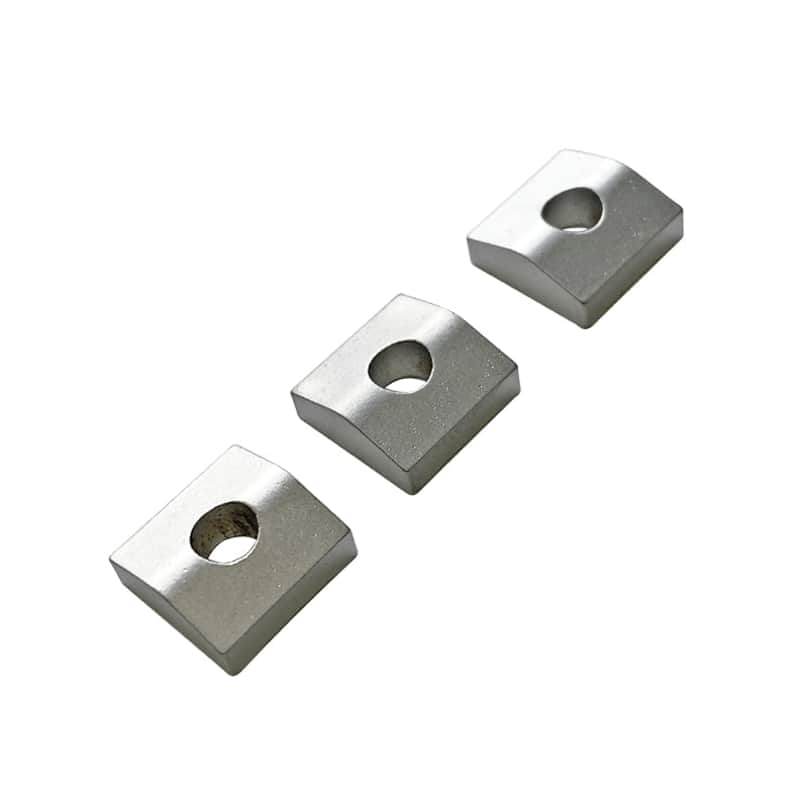 Genuine Floyd Rose Original Nut Clamping Blocks - Satin Chrome image 1