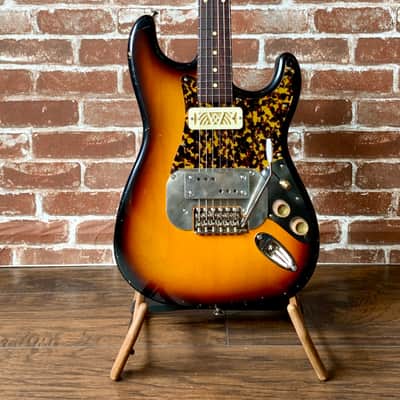 Waterslide S-Style W/ Mojo Lap-Steal and Gold-Foil Pickups, 2020 Sunburst NEW (Authorized Dealer) image 1