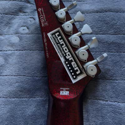 ESP LTD SC-608b with Evertune - Red Sparkle image 5