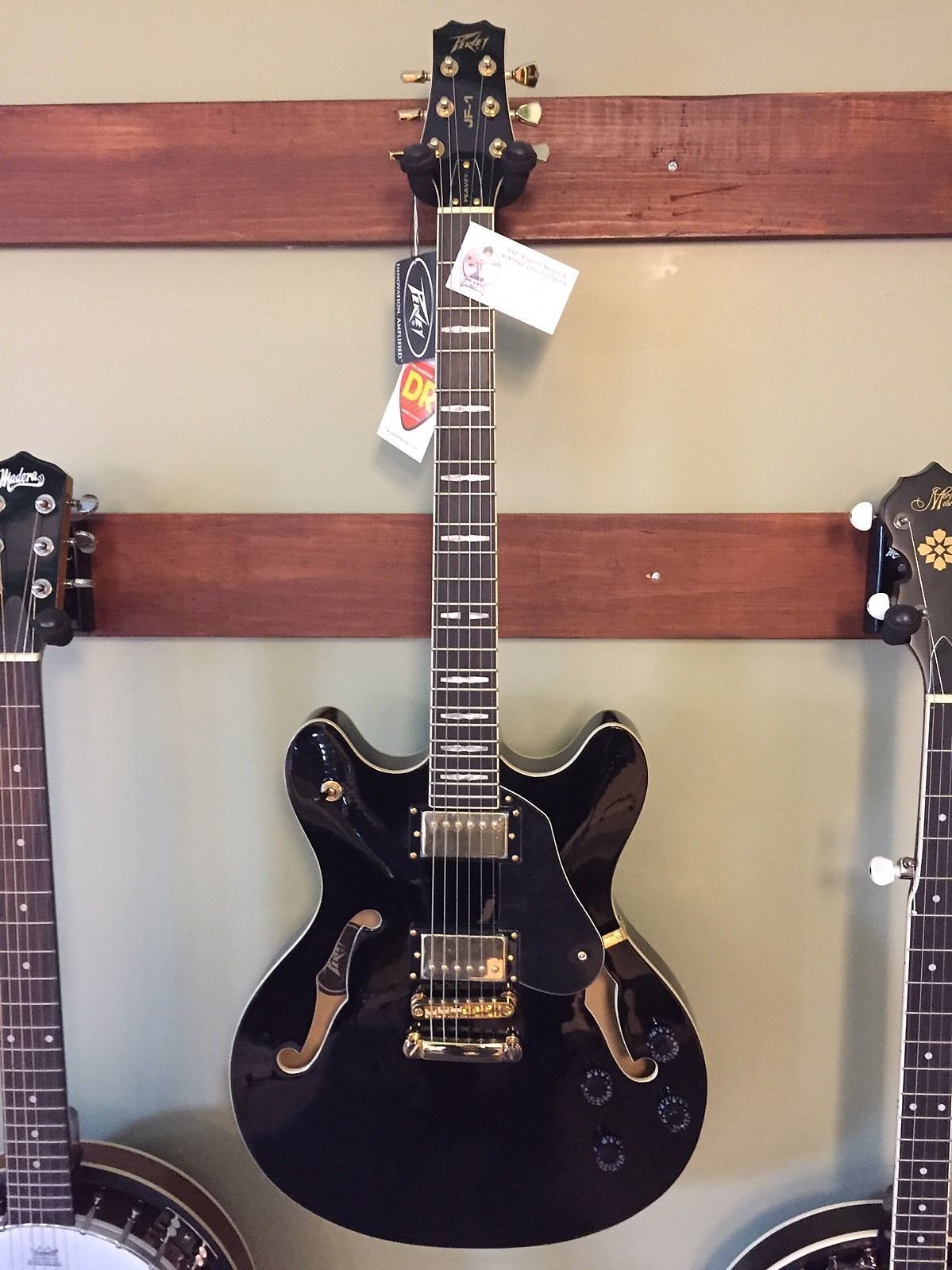 Peavey JF-1 Hollowbody Electric Guitar Black | Reverb