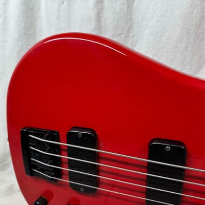 Gibson Bass IV 4-string Bass with Case 1987 - Red image 4