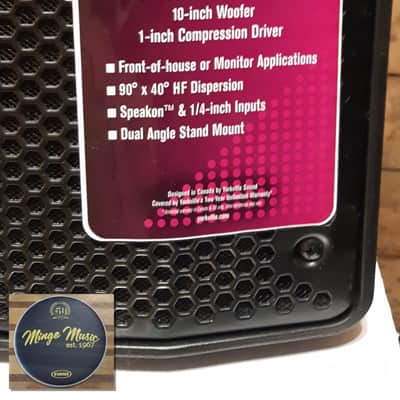 Yorkville YXL10 unpowered loudspeakers (PAIR) 10" w/HF horn image 3