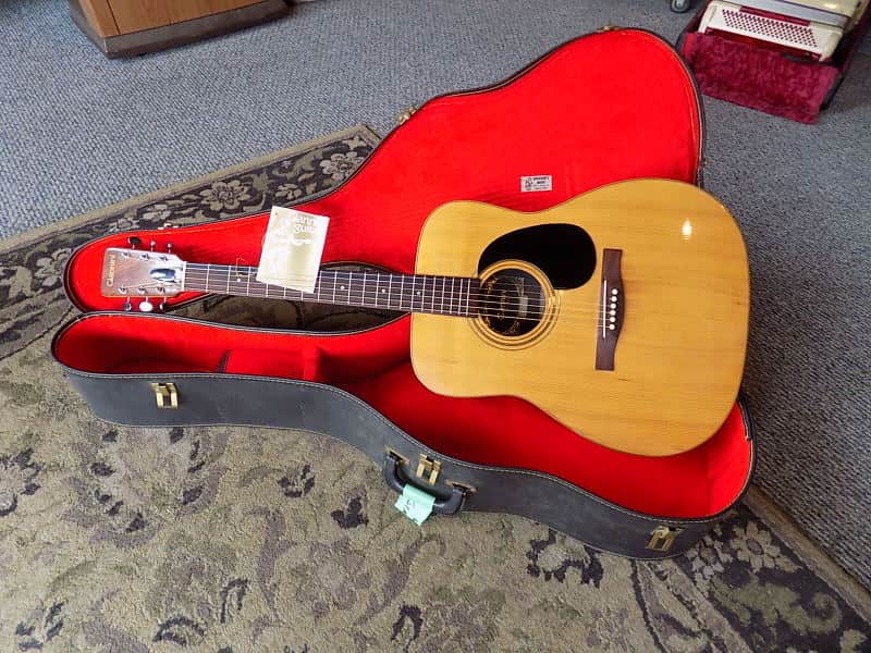 Giannini AWS-740 BRAZILIAN ROSEWOOD original Tag 1973 Natural | Reverb
