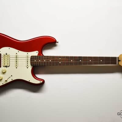Squier by Fender  Standard Fat Stratocaster 2008 Candy Apple Red image 5
