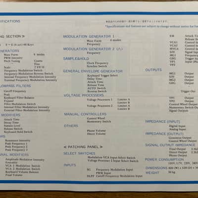 Korg PS-3100 Polyphonic Synthesizer 1977 - Wood image 8