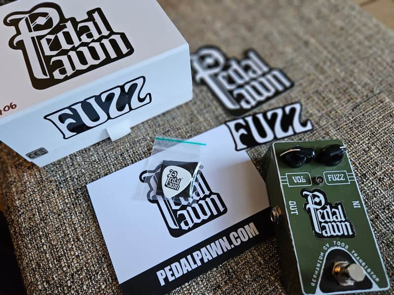 Pedal Pawn Vintage CV7003 Germanium Fuzz 2022 - Olive Drab Green image 1