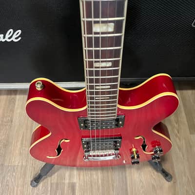 Aria 5502 - 335 Style Hollow Body 70s - Cherry image 4