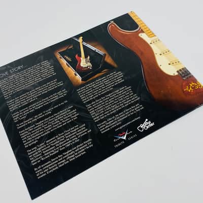 Fender Stevie Ray Vaughn Promotional Flyer and GC VIP Invitation. 2007 image 3