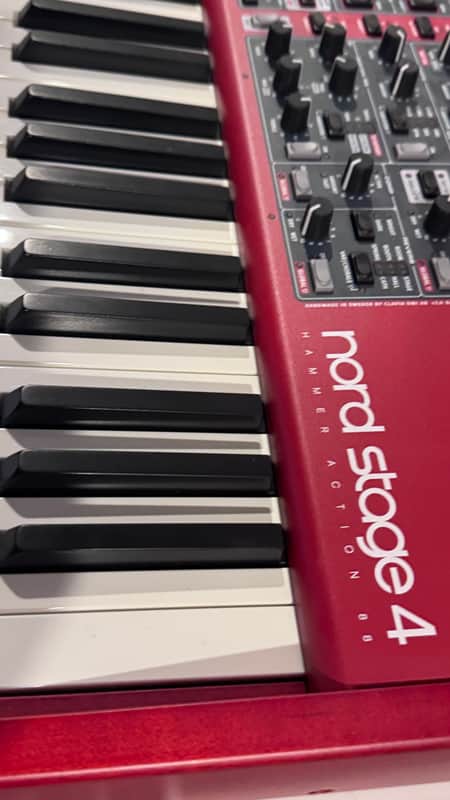 Nord Stage 4 HA88 Hammer Action 88-Key Digital Piano | Synth w/Triple Pedal MINT Condition image 1