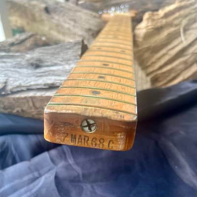 *1968 Maple Cap Vintage Fender Telecaster Bass 2nd style hybrid decal 1968 - Maple Cap* image 3