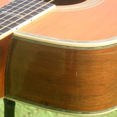 1975 Yairi YW-600 Dreadnought Guitar New Jacaranda Natural+Hard Case image 16