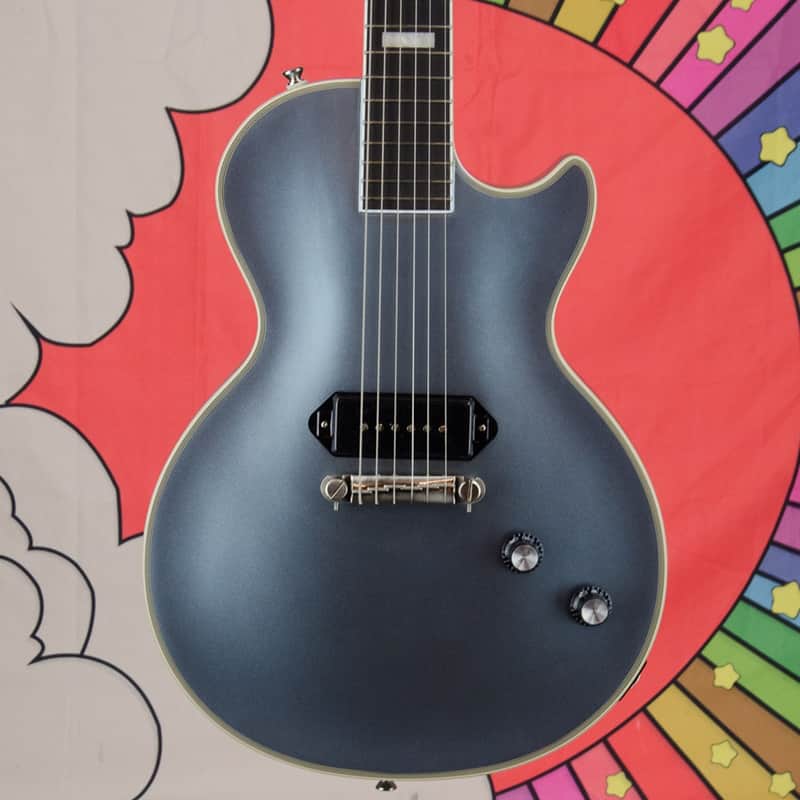 Epiphone Jared James Nichols "Blues Power" Les Paul Custom Electric Guitar - Aged Pelham Blue image 1