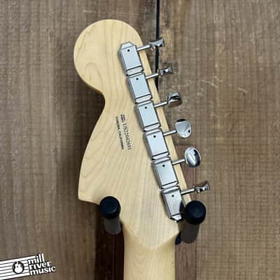 Fender American Performer Mustang Sunburst 2022 MIJ Bridge image 7