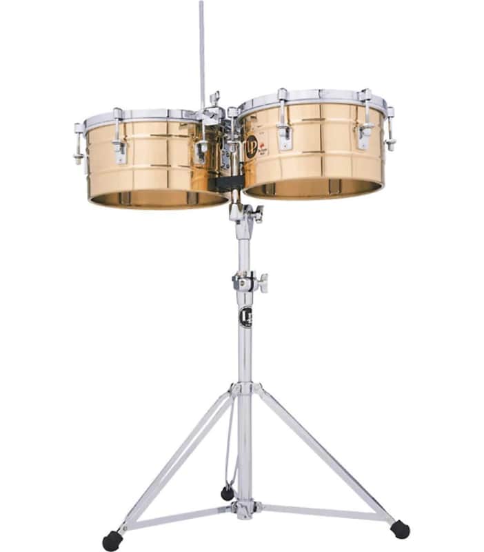 Latin Percussion LP Tito Puente 13" & 14" Timbales - Bronze (LP256-BZ) image 1