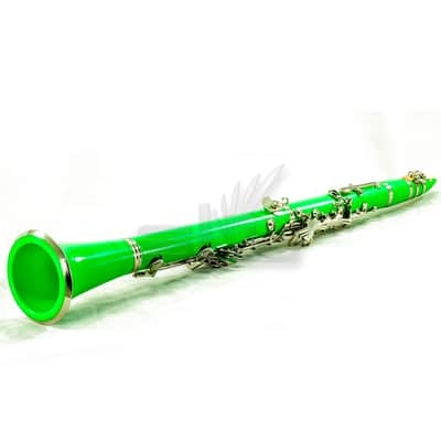 SKY Music High Quality Bb Green Clarinet Package German Style Nickle Silver Keys image 3