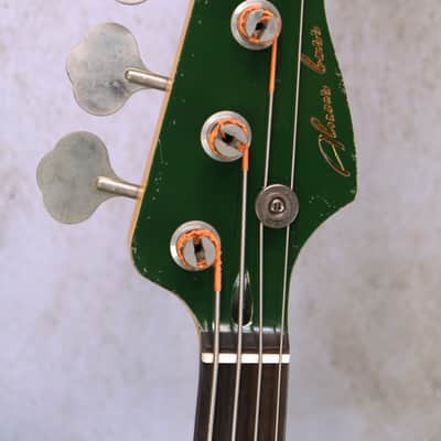 Luthier Made Jazz Bass 2023 - Aged British Racing Green image 3
